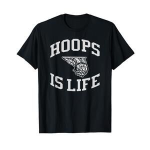 Hoops Is Life Basketball Shirt Bball Shirt T-Shirt